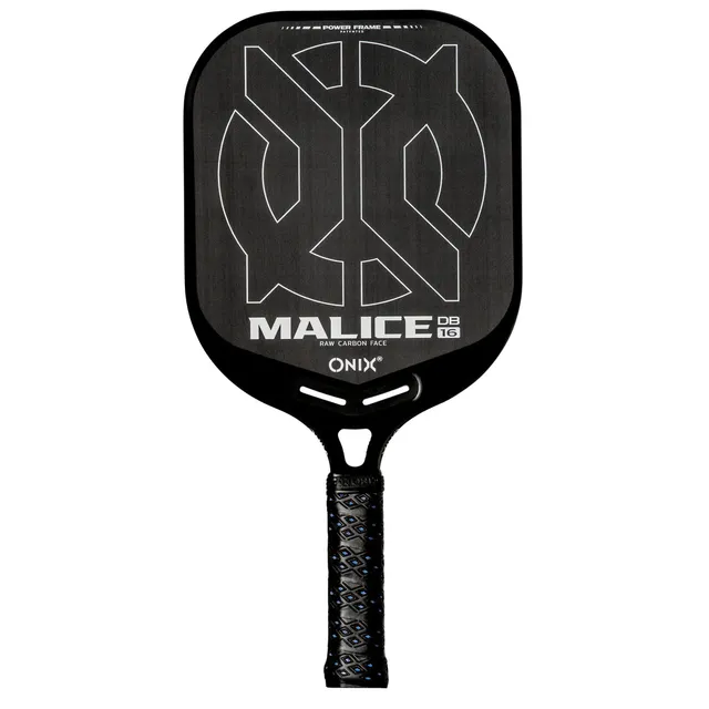 onix-malice-db-open-throat-raw-carbon-pala-pickleball-in-fibra-di-carbonio-grezz image 1
