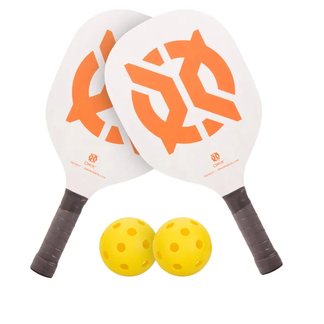 onix-recruit-set-pickleball-starter-con-2-racchette-in-legno image 1