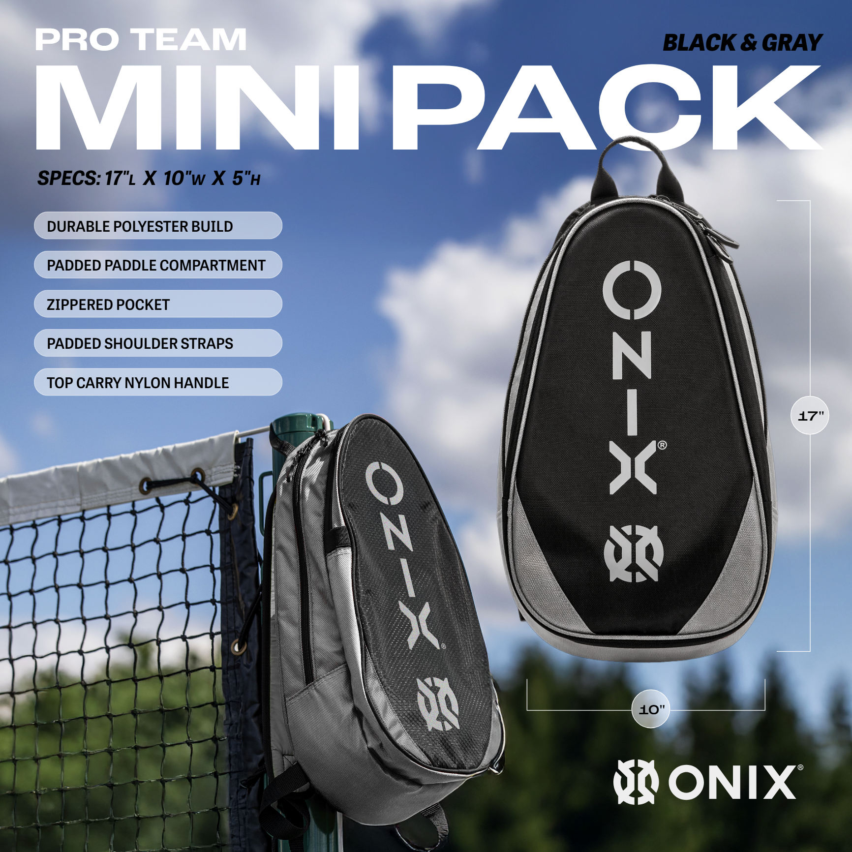 onix-pro-team-mini-pack-zaino-compatto-per-pickleball-con-scomparto-imbottito-pe image 3