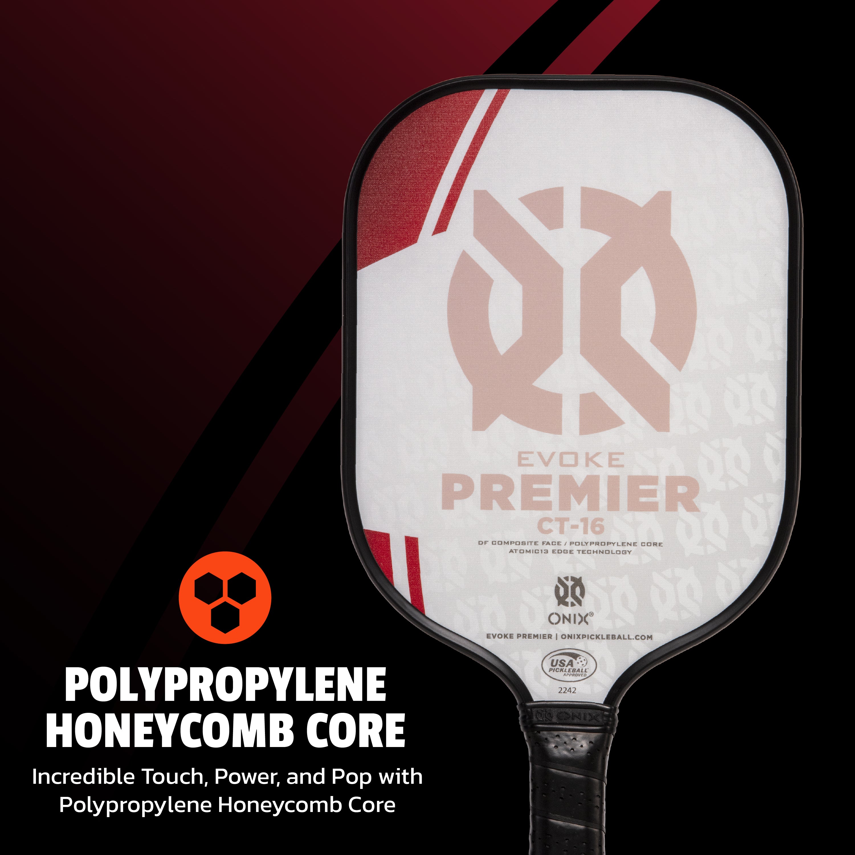 onix-evoke-premier-ct-16-pickleball-paddle-racchetta-da-torneo-widebody-con-nucl image 3