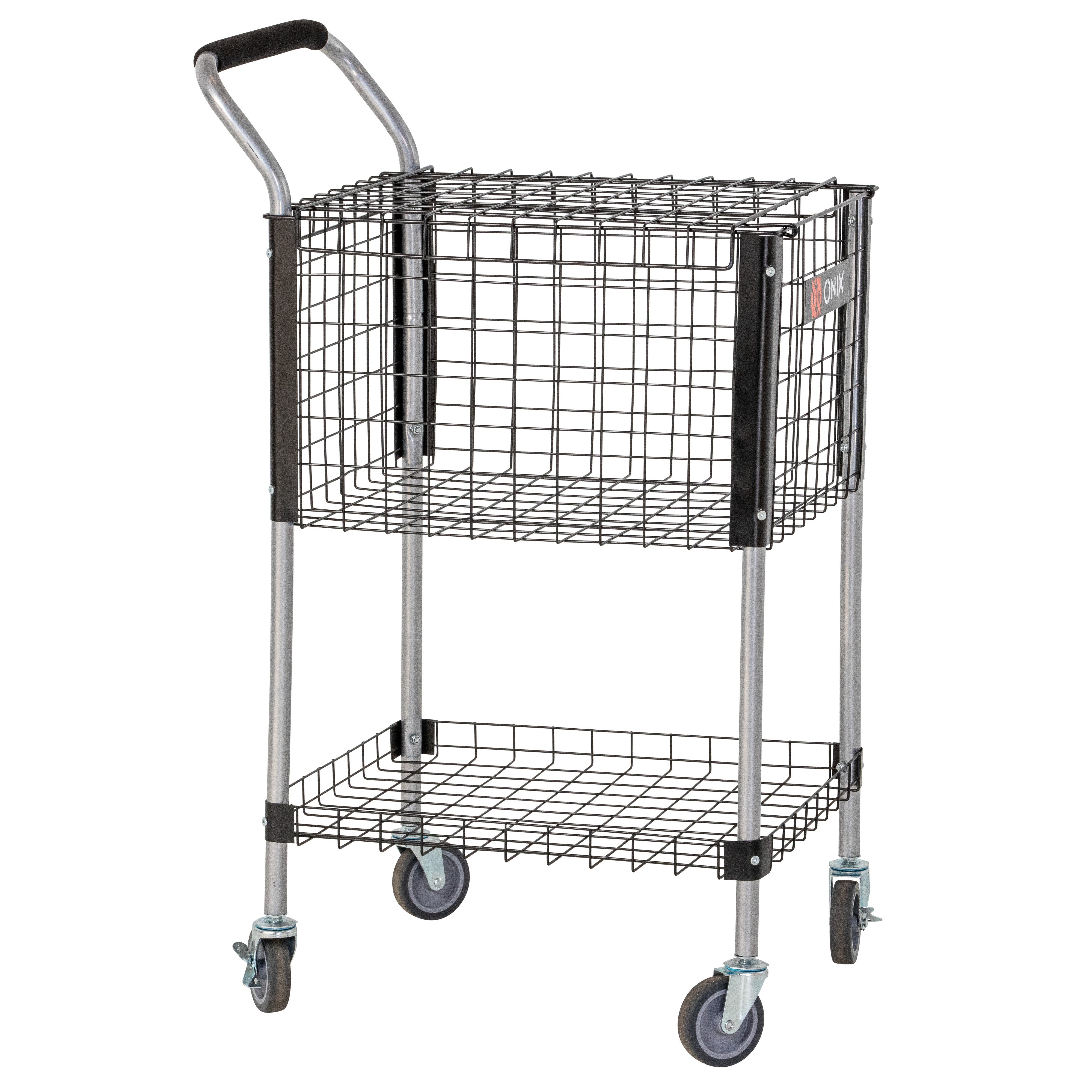 onix320-carrello-insegnamento-pickleball-con-ruote-girevoli-a-cuscinetti-e-cesto image 3