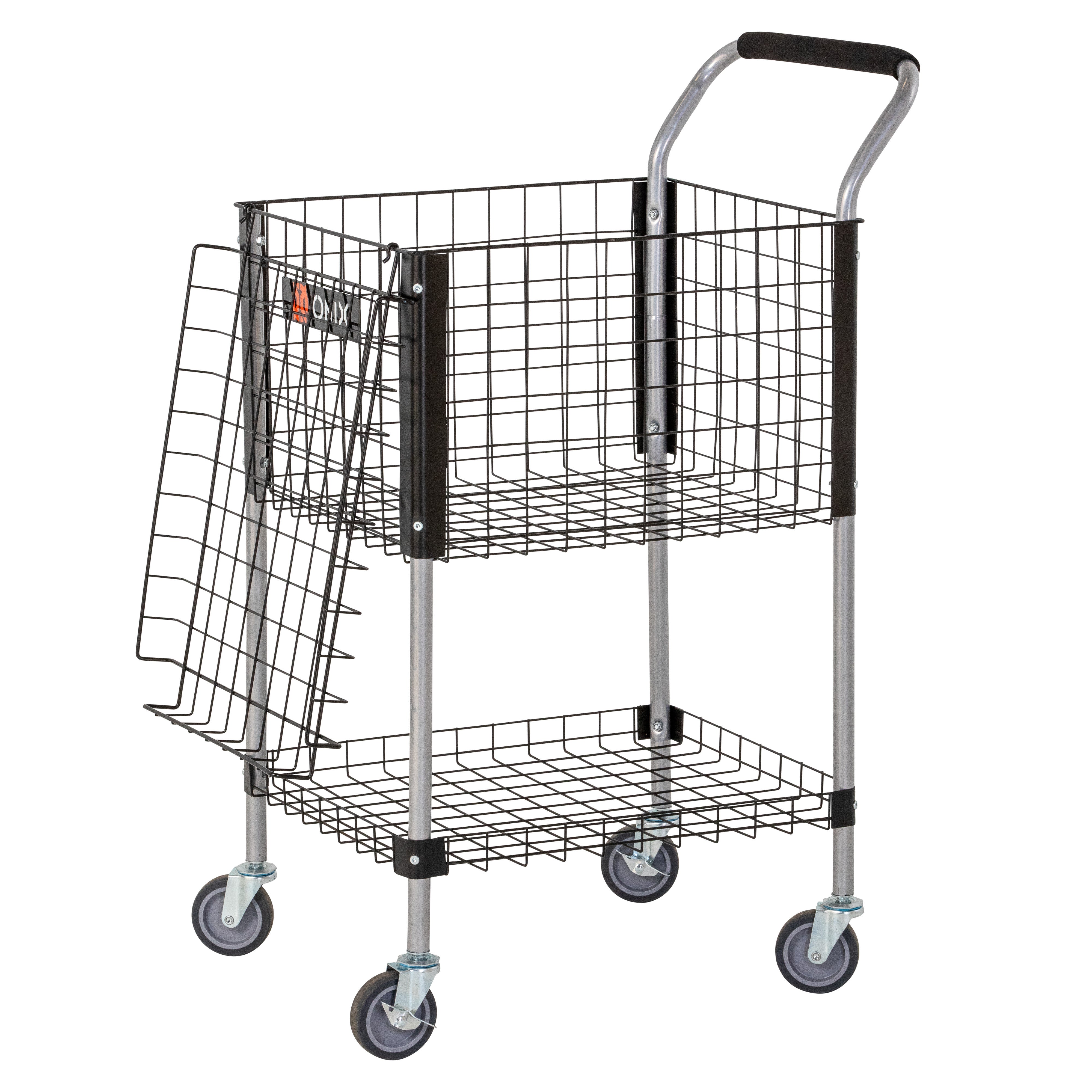 onix320-carrello-insegnamento-pickleball-con-ruote-girevoli-a-cuscinetti-e-cesto image 5
