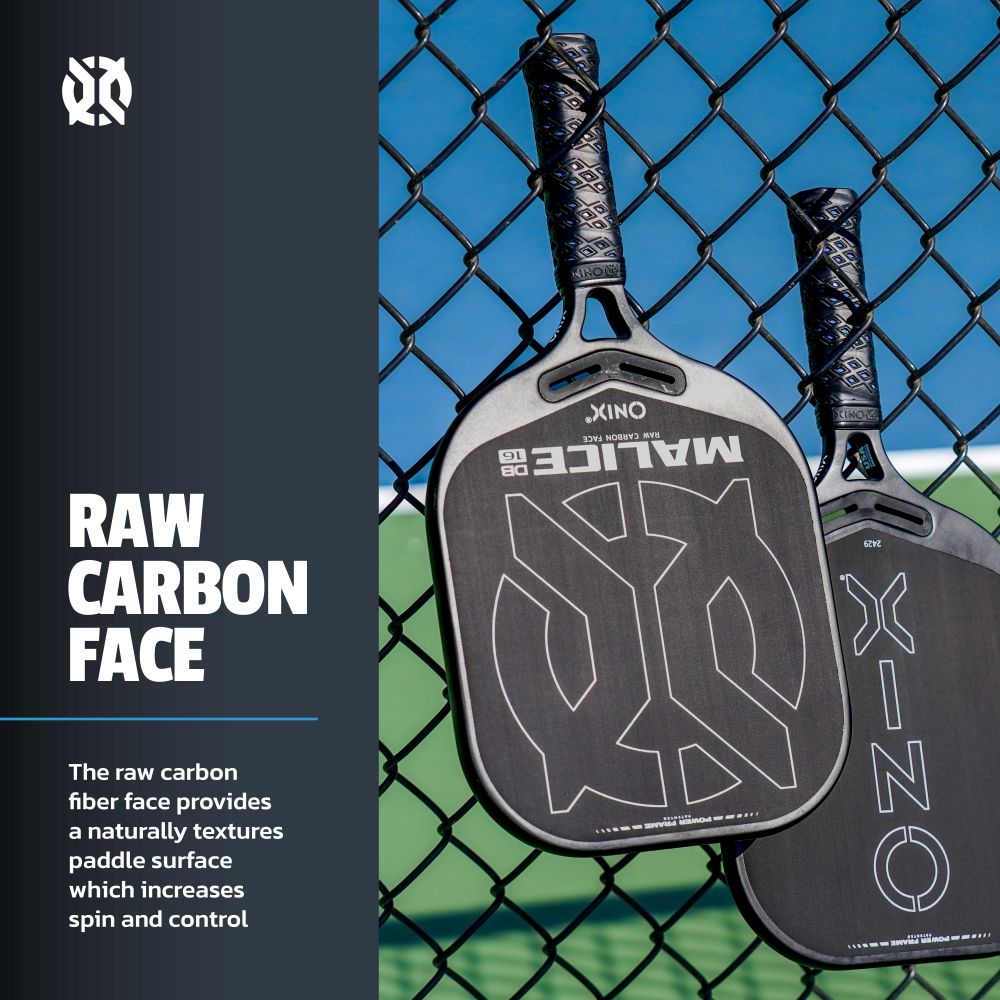 onix-malice-db-open-throat-raw-carbon-pala-pickleball-in-fibra-di-carbonio-grezz image 4