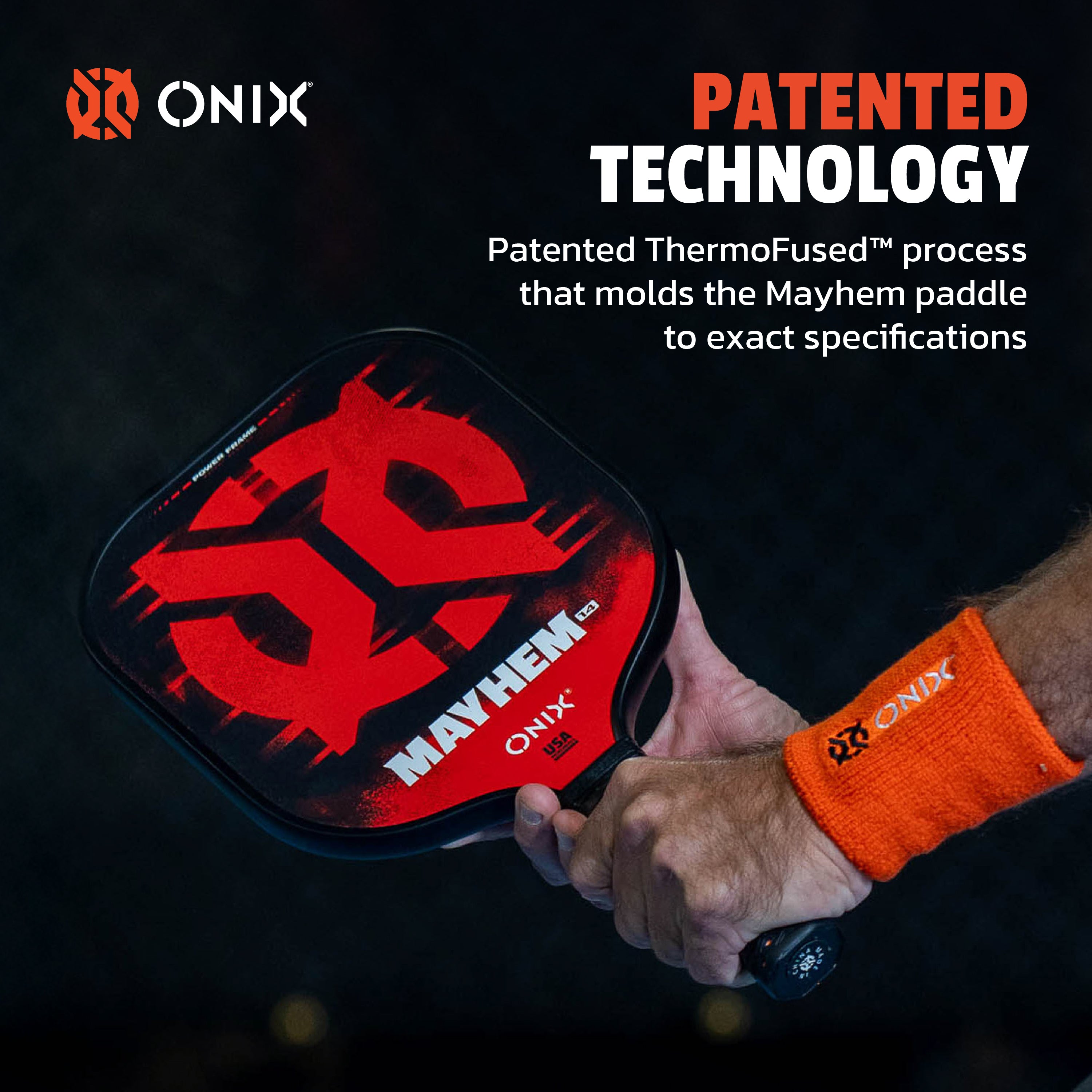 onix-mayhem-racchetta-pickleball-in-fibra-di-carbonio-nucleo-polipropilene-a-nid image 5