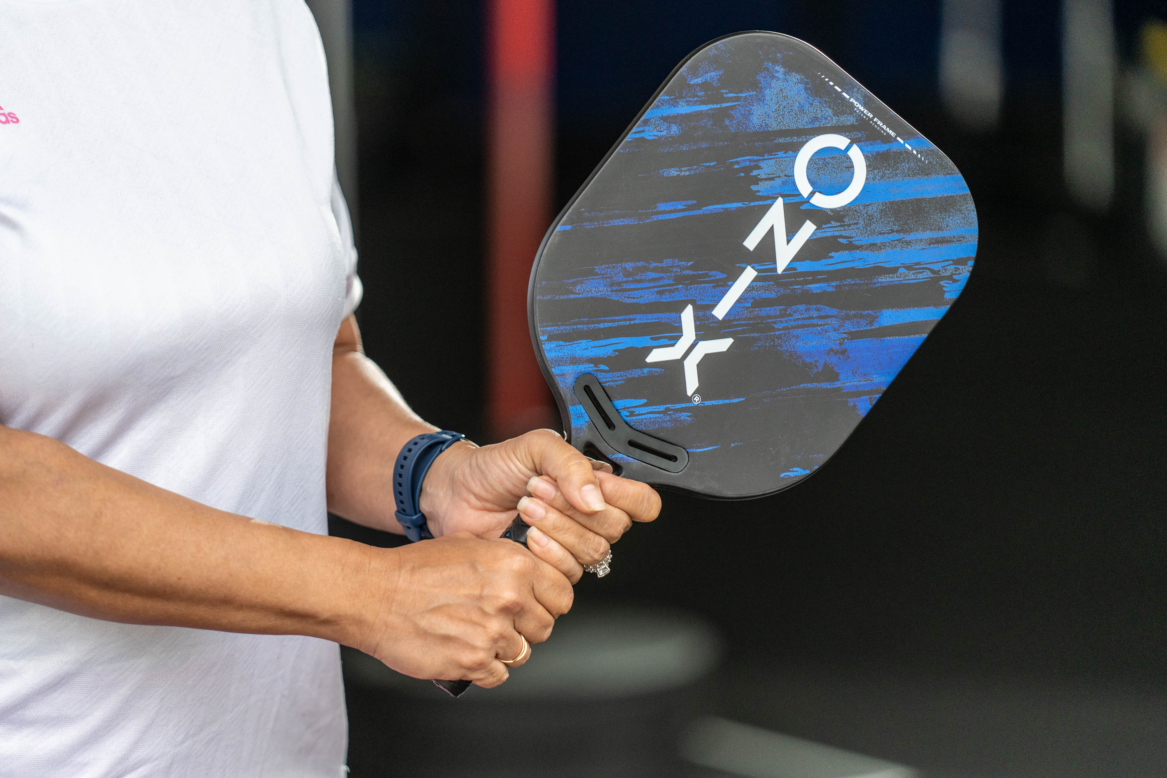onix-malice-db-open-throat-racchetta-pickleball-composite-con-doppio-ponte-anti- image 3