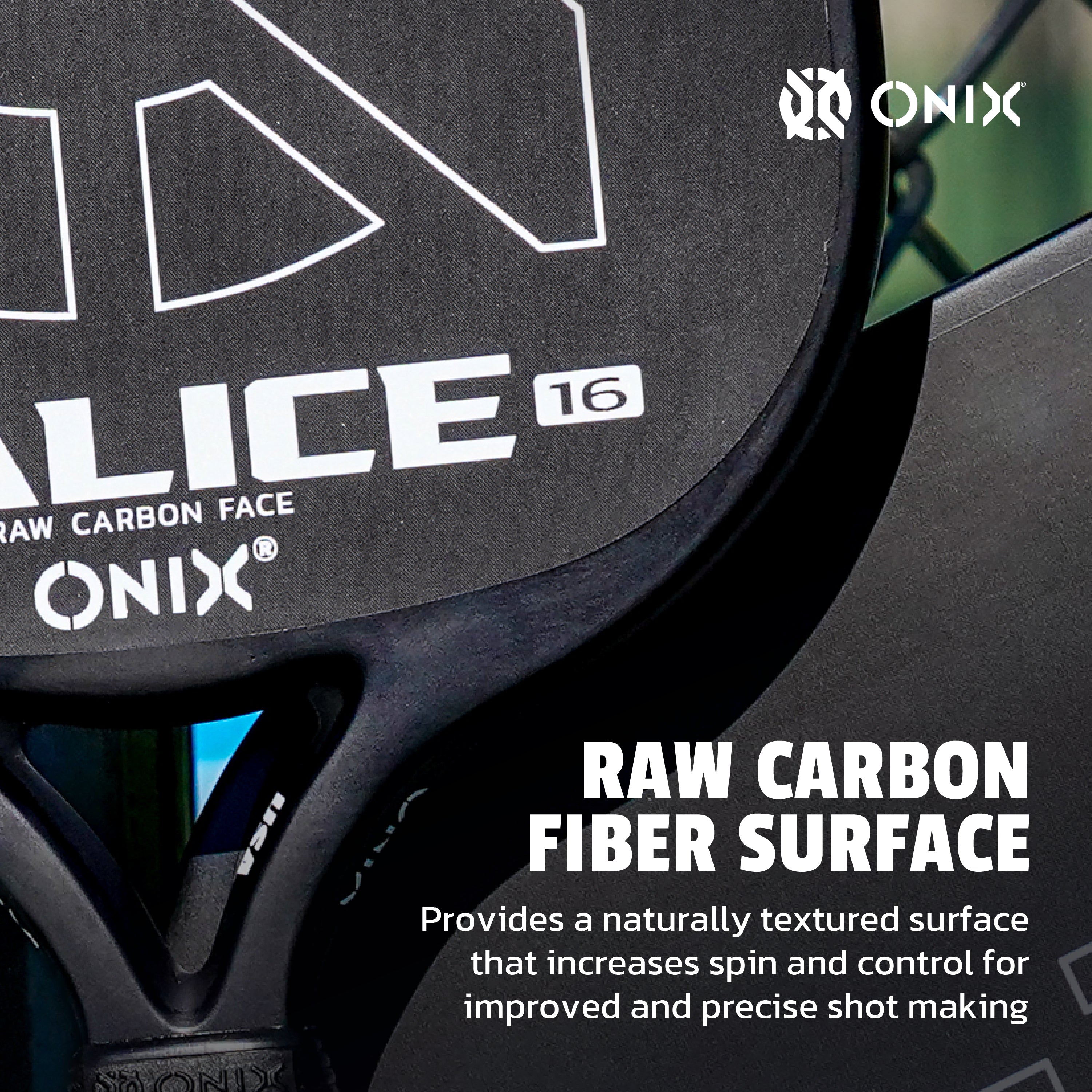 onix-malice-open-throat-raw-carbon-racchetta-pickleball-in-fibra-di-carbonio-gre image 4