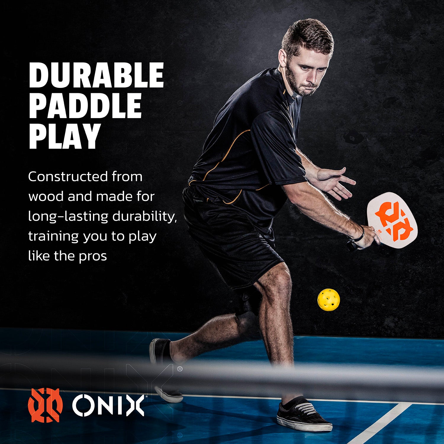 onix-recruit-set-pickleball-starter-con-2-racchette-in-legno image 6