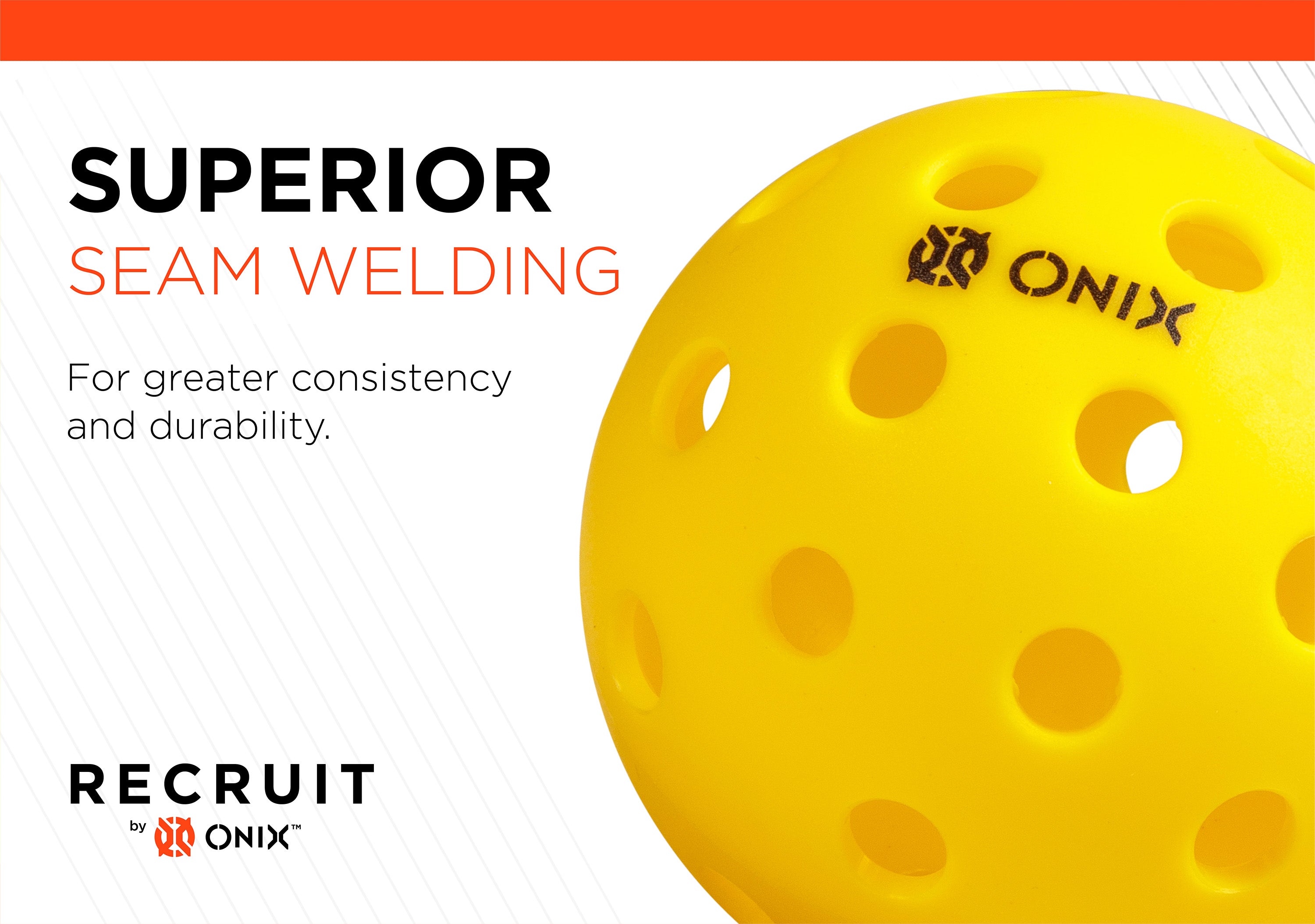 onix-recruit-pure-outdoor-palline-da-pickleball-outdoor-a-40-fori-per-gioco-este image 6