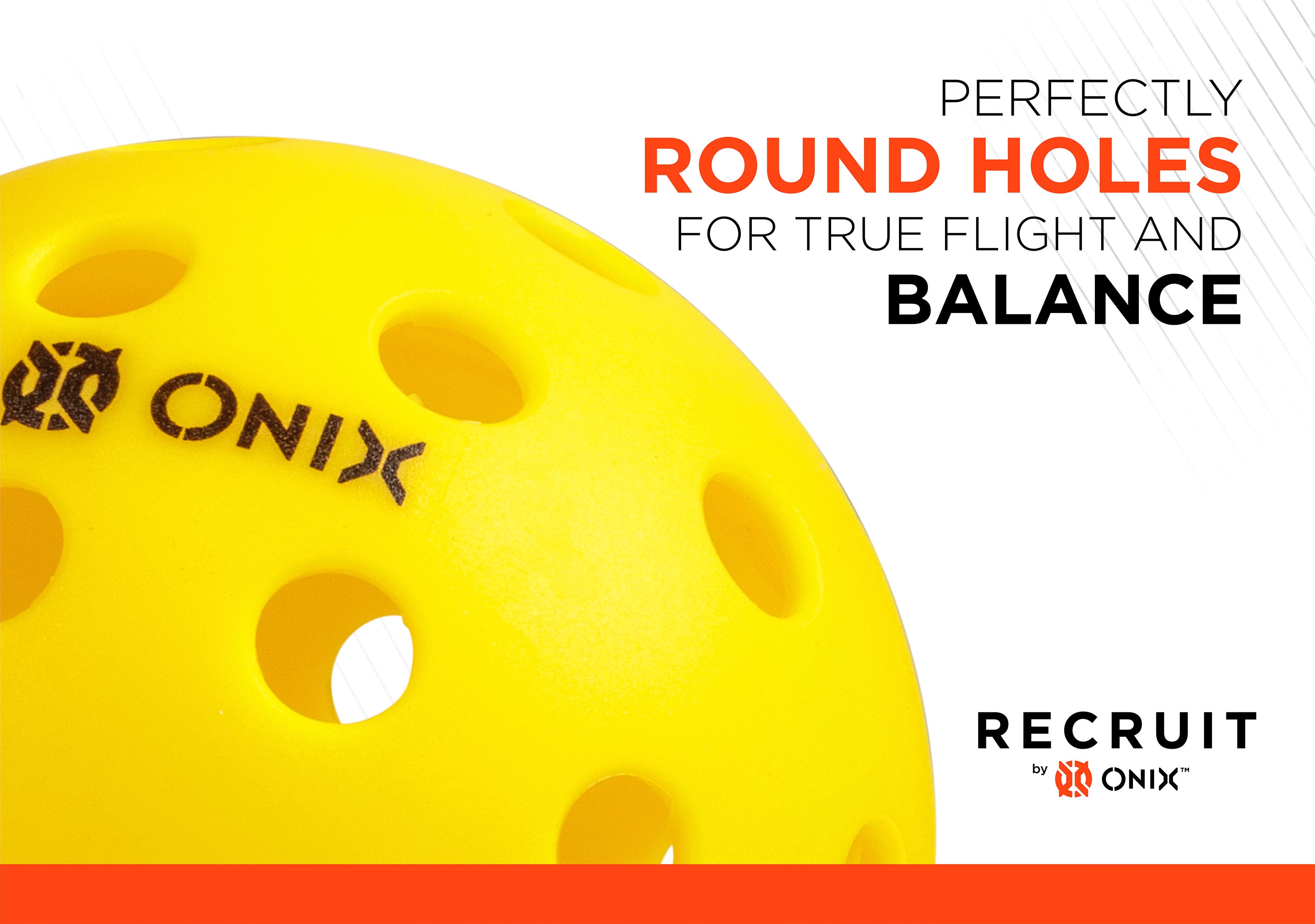onix-recruit-pure-outdoor-palline-da-pickleball-outdoor-a-40-fori-per-gioco-este image 5