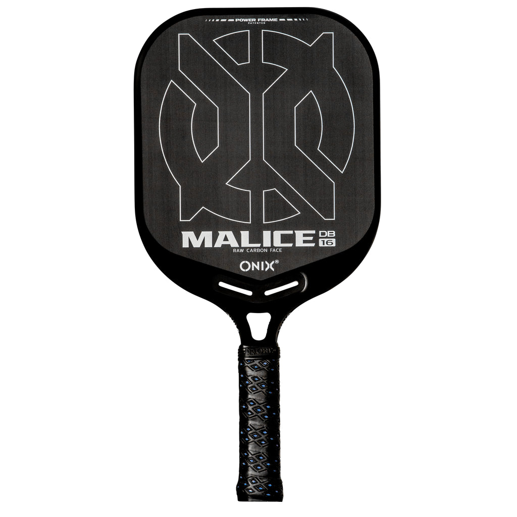 onix-malice-db-open-throat-raw-carbon-pala-pickleball-in-fibra-di-carbonio-grezz image 1