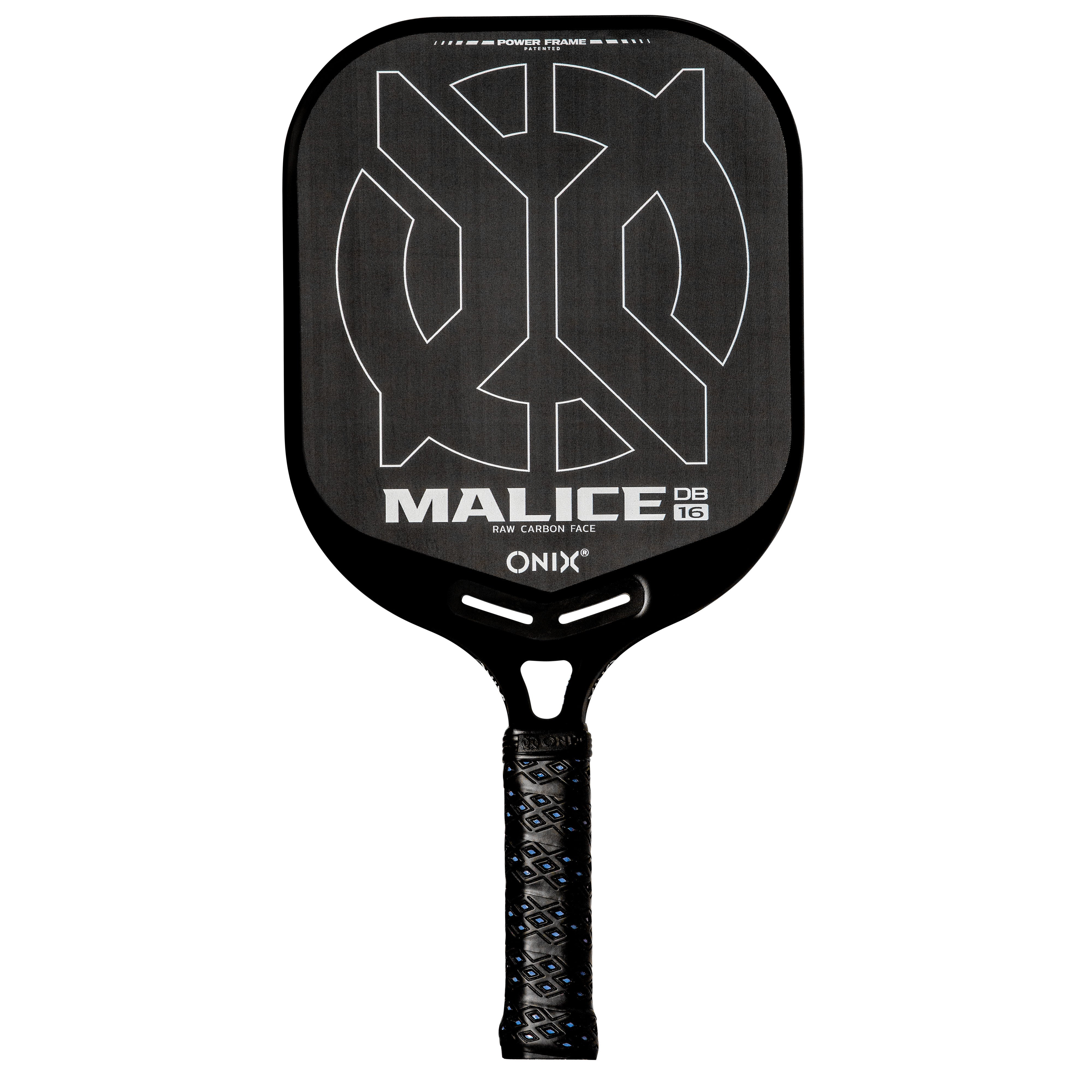 onix-malice-db-open-throat-raw-carbon-pala-pickleball-in-fibra-di-carbonio-grezz image 2